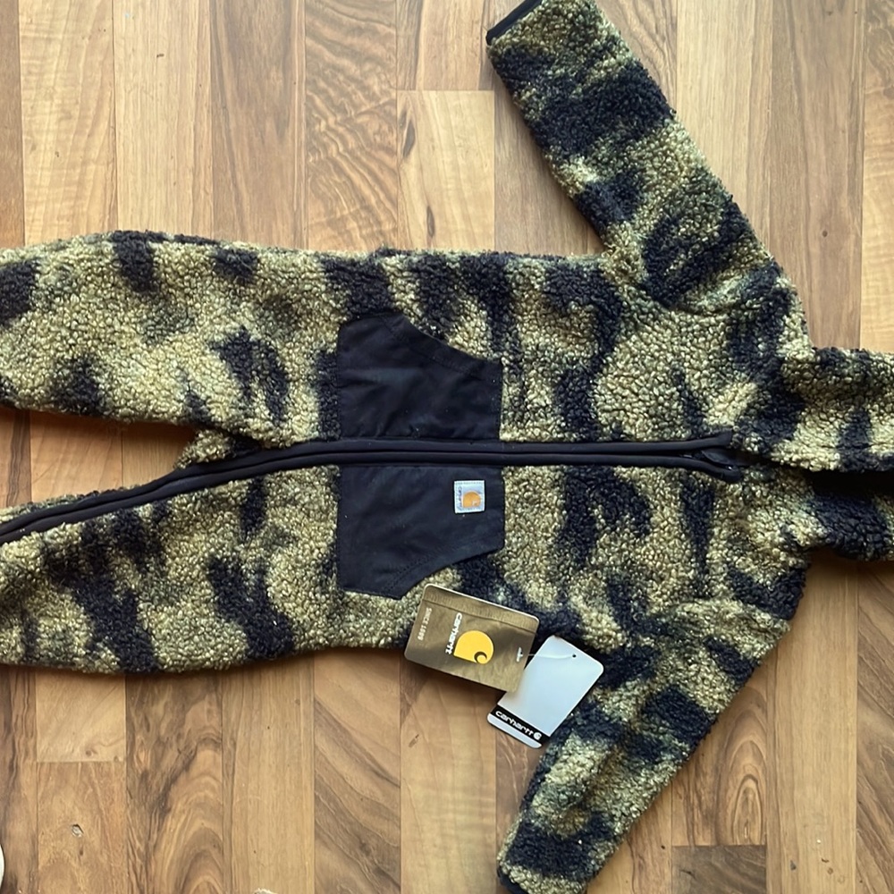 Boys carhartt Sherpa hooded snowsuit